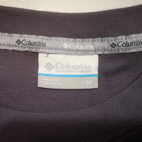 Columbia Men's Size Medium Purple Short Sleeve Straight Fit T-shirt - Picture 3 of 11